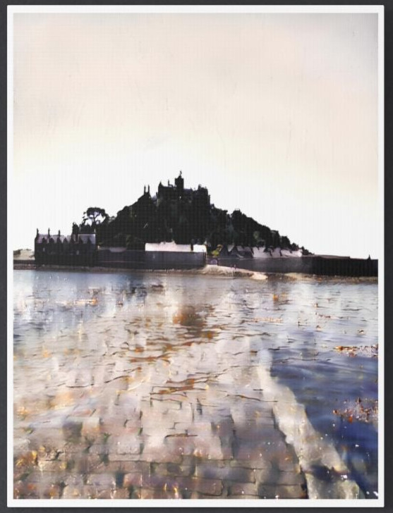 St_Michael_s_Mount_watercolour_canvas_dramatic_Cornwall_wall_art_portrait